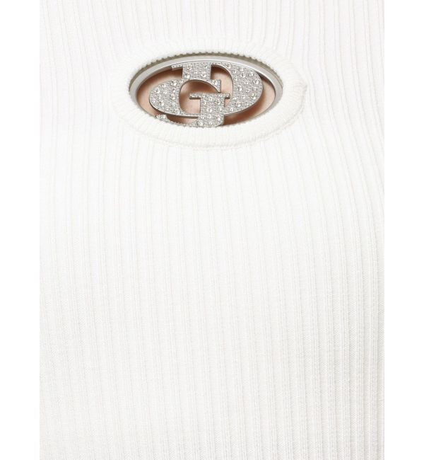 GYDA「GD bijou MOLD ハーフスリーブ ニットワンピース」|ワンピース|