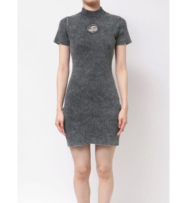 GYDA「SymmetryGYDA MOLDブリーチハーフスリーブニットワンピース」|ワンピース|