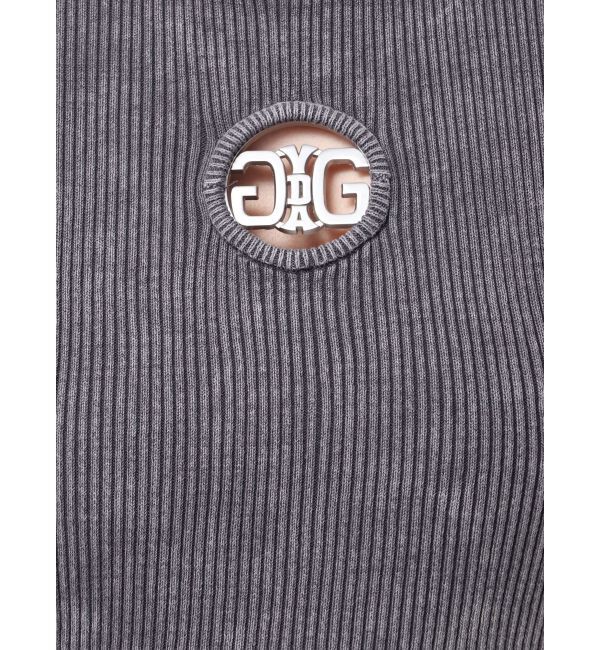 GYDA「SymmetryGYDA MOLDブリーチハーフスリーブニットワンピース」|ワンピース|