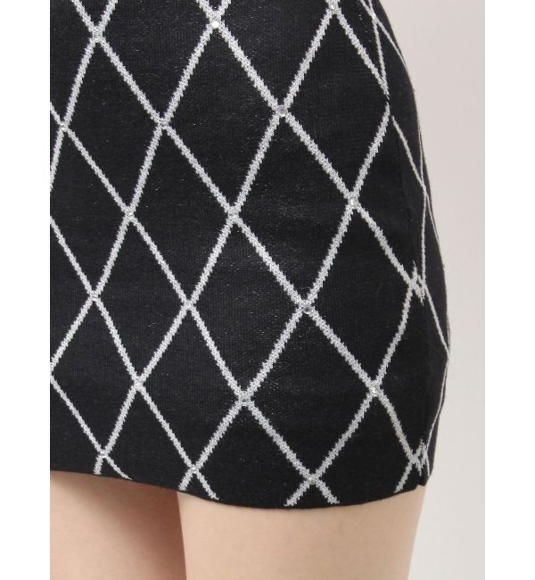 GYDA「bijou quilting ニットワンピース」|ワンピース|