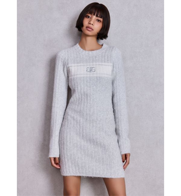 GYDA「Symmetry GYDAリブニットワンピース」|ワンピース|