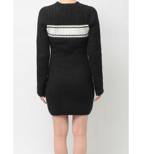 GYDA「Symmetry GYDAリブニットワンピース」|ワンピース|
