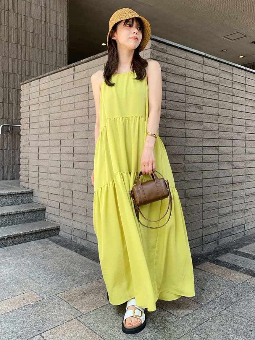 Mila Owen「ダブルリボンホルターネックキャミワンピース」|ワンピース|LIME