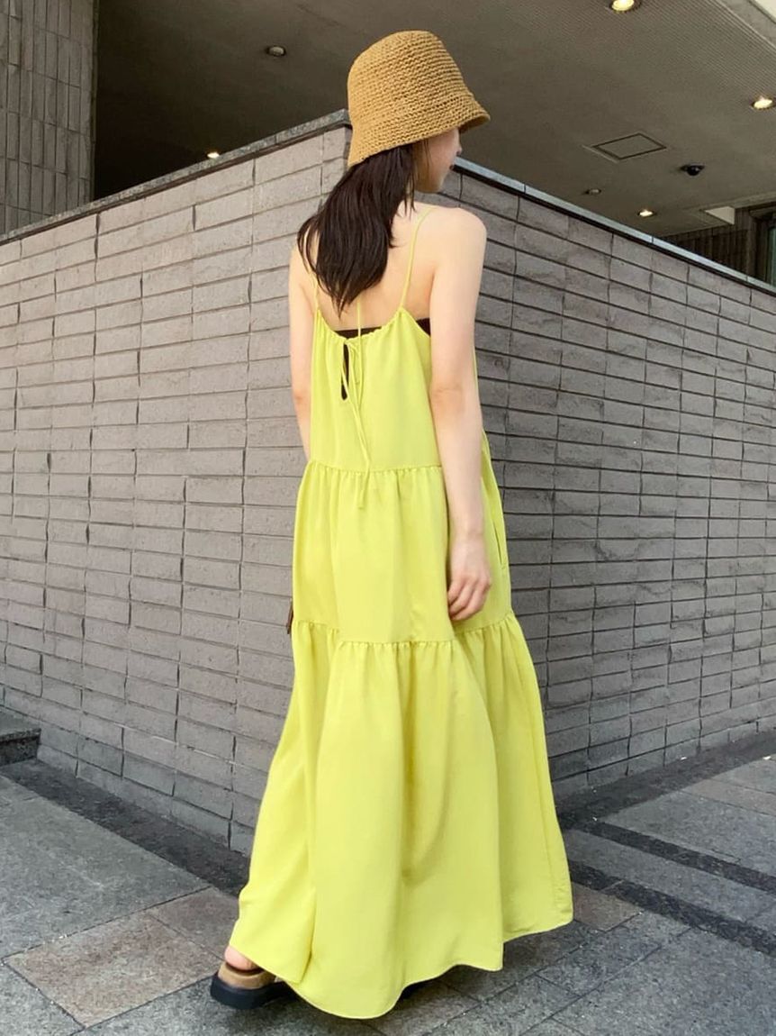 Mila Owen「ダブルリボンホルターネックキャミワンピース」|ワンピース|