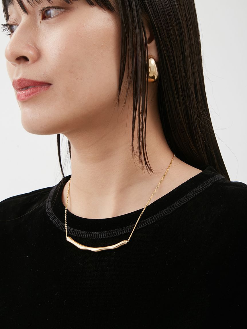 Mila Owen「バックシャンフレンチスリーブベロアワンピース」|ワンピース|