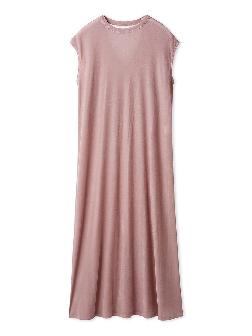 Mila Owen「バックシャンフレンチスリーブベロアワンピース」|ワンピース|