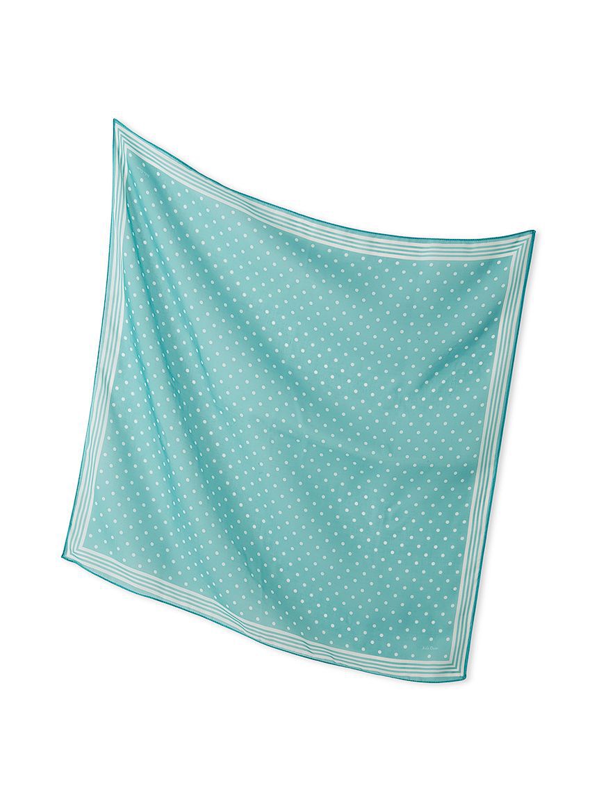 Mila Owen「ドット柄ラインスカーフ」|バンダナ・スカーフ|