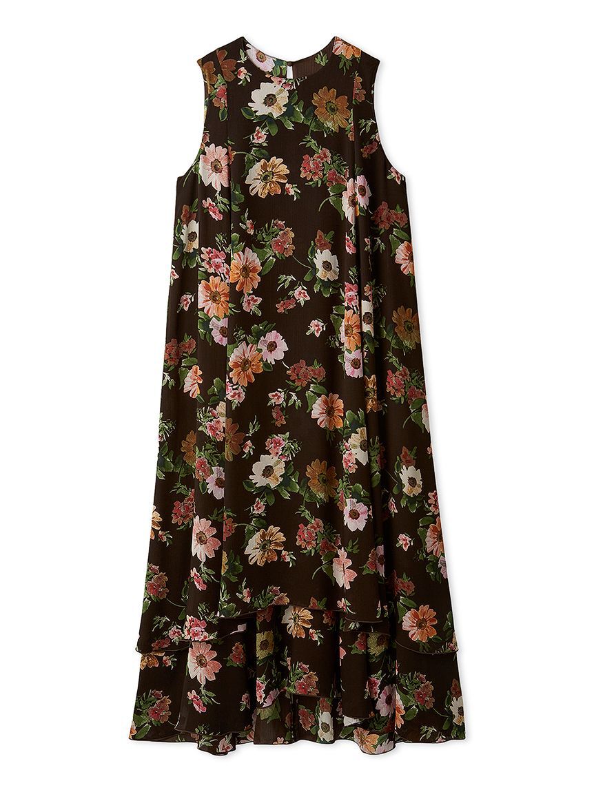 Mila Owen「フラワープリントヘムレイヤードワンピース」|ワンピース|