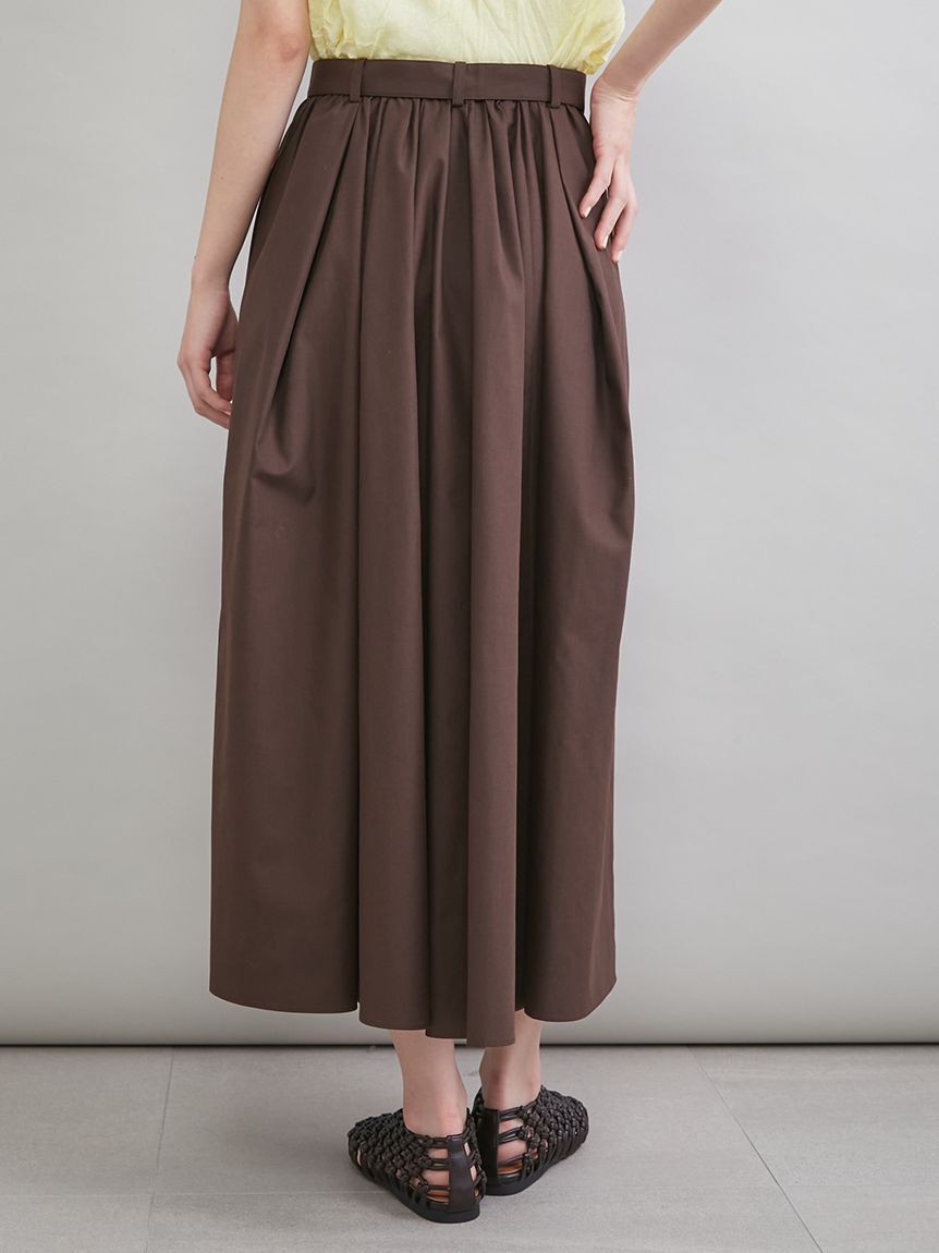 Mila Owen「ウエストゴムタックフレアスカート」|スカート|