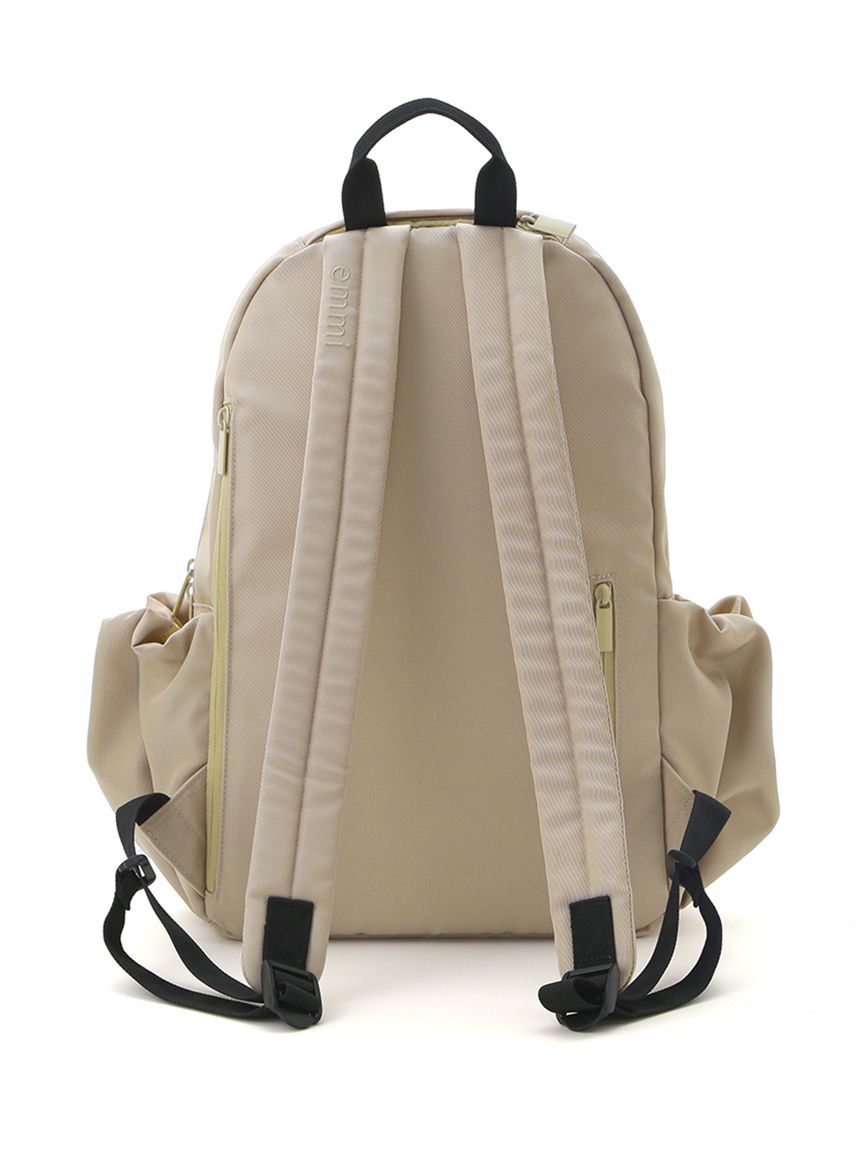 emmi atelier「ツイルギャザーボディーバックパック」|リュック|