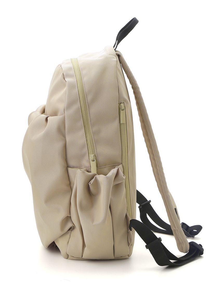 emmi atelier「ツイルギャザーボディーバックパック」|リュック|