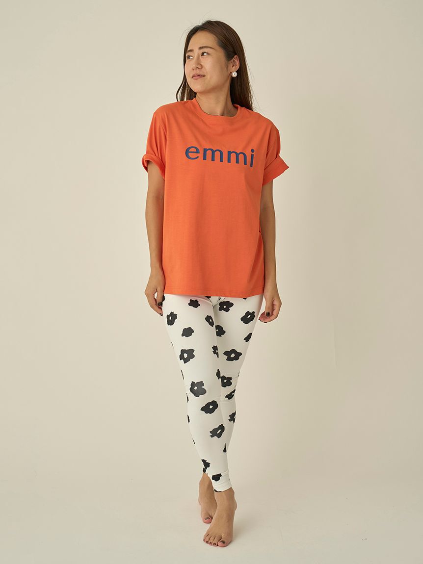 emmi yoga「カモミール柄レギンス」|スカート|