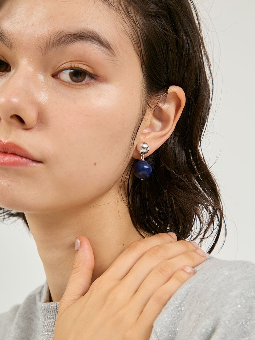 emmi atelier「ストーンイヤリング」|イヤリング|