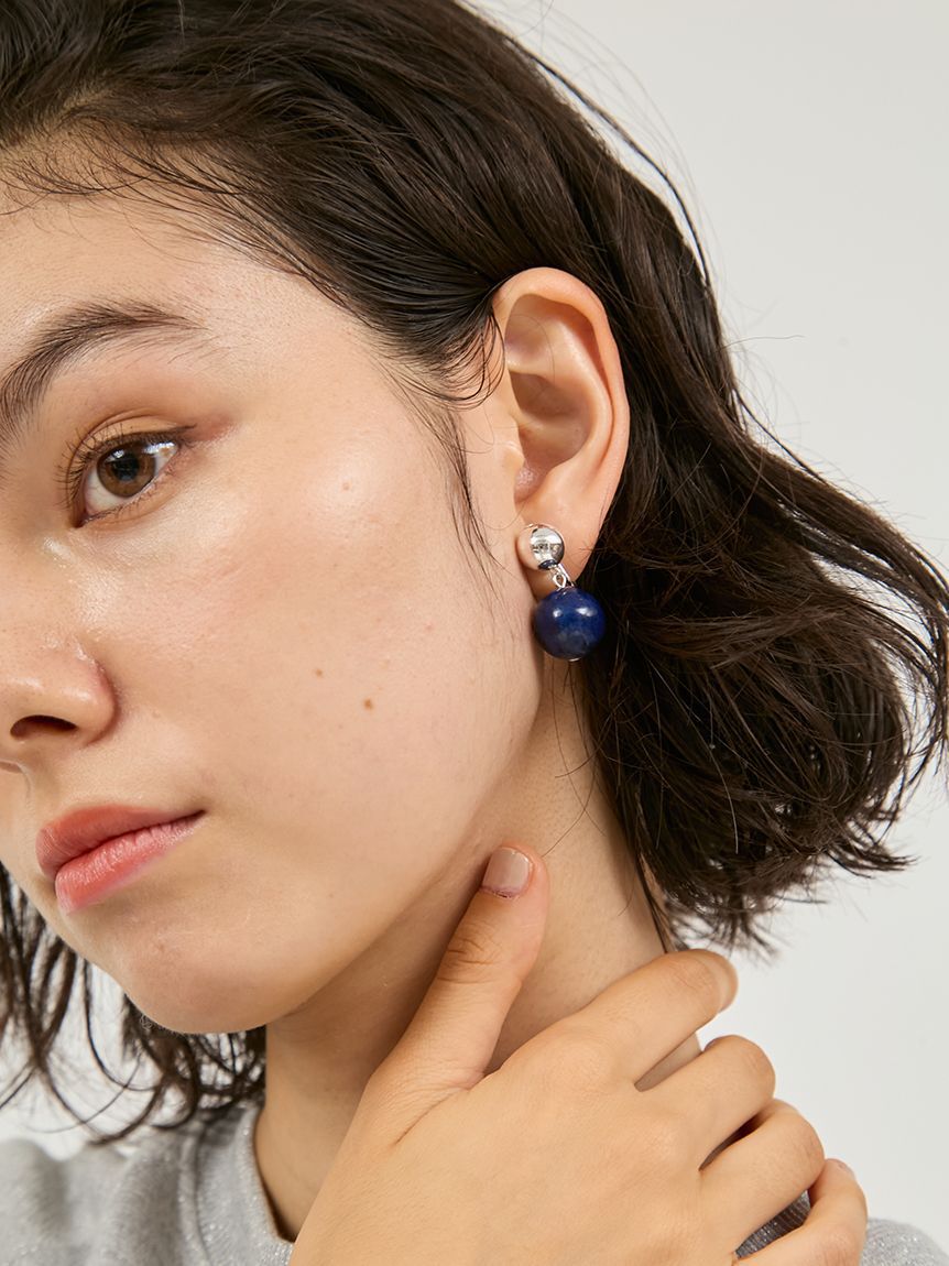 emmi atelier「ストーンイヤリング」|イヤリング|