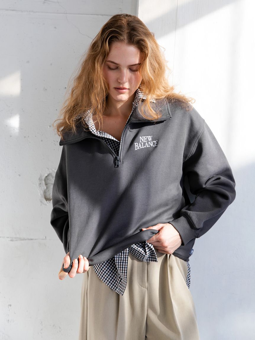 emmi atelier「emmiロゴ刺繍シャツ」|シャツ・ブラウス|