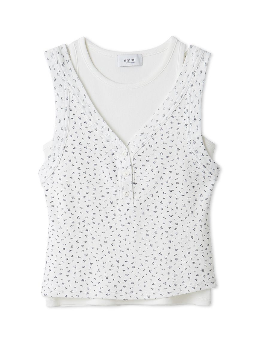 emmi atelier「レイヤードタンクトップ」|タンクトップ|