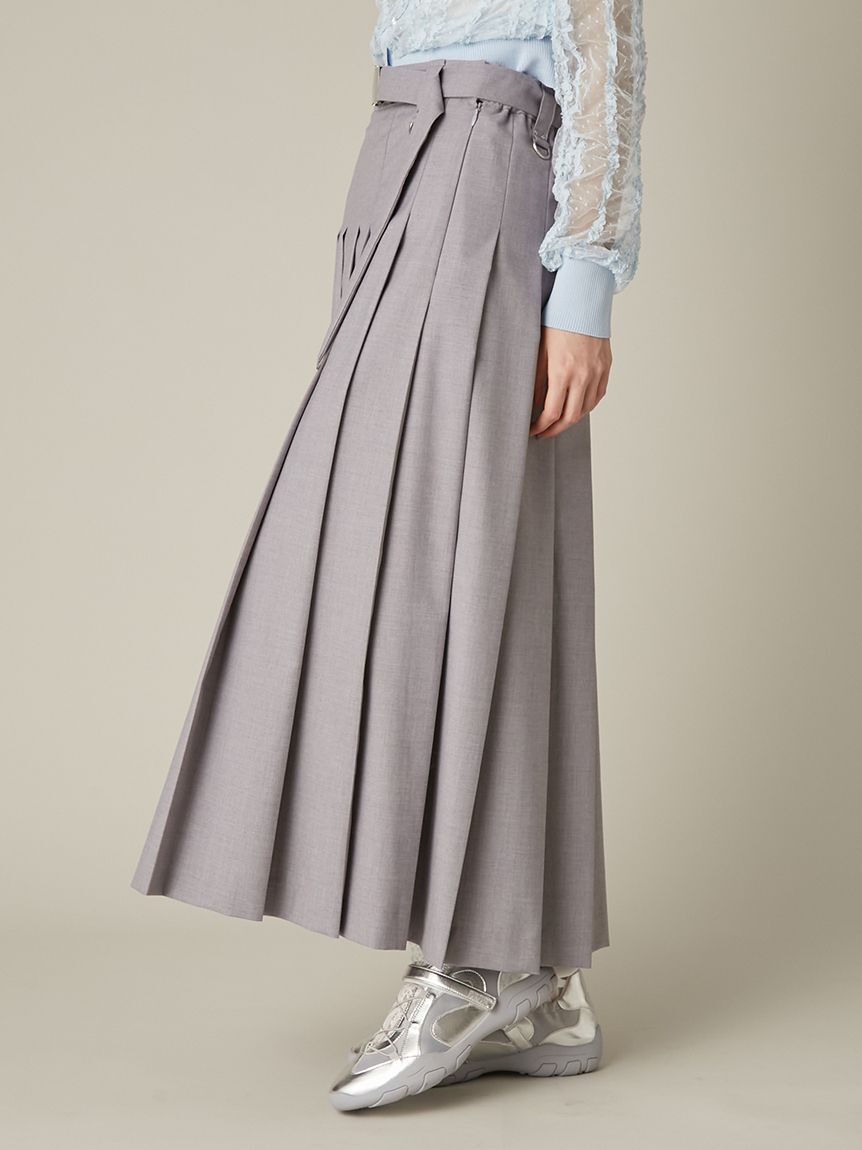 FURFUR「Dカン付きプリーツスカート」|スカート|