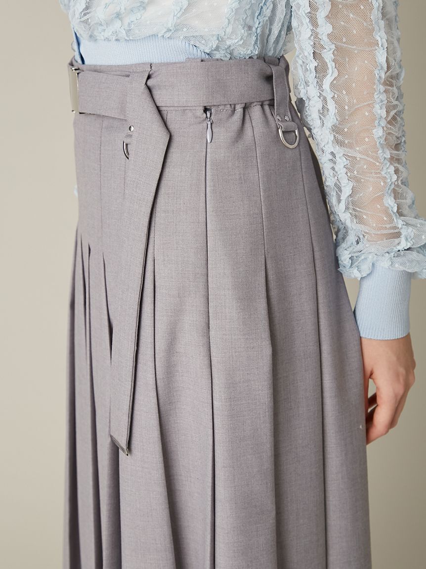 FURFUR「Dカン付きプリーツスカート」|スカート|