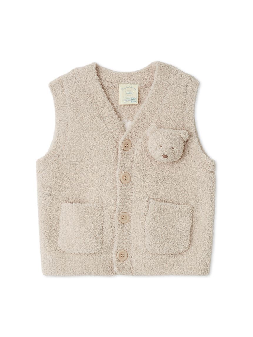 GELATO PIQUE KIDS & BABY「【ラッピング済み】【BABY】パウダーベアベスト＆コップdeマグSET」|その他ベビー用品|