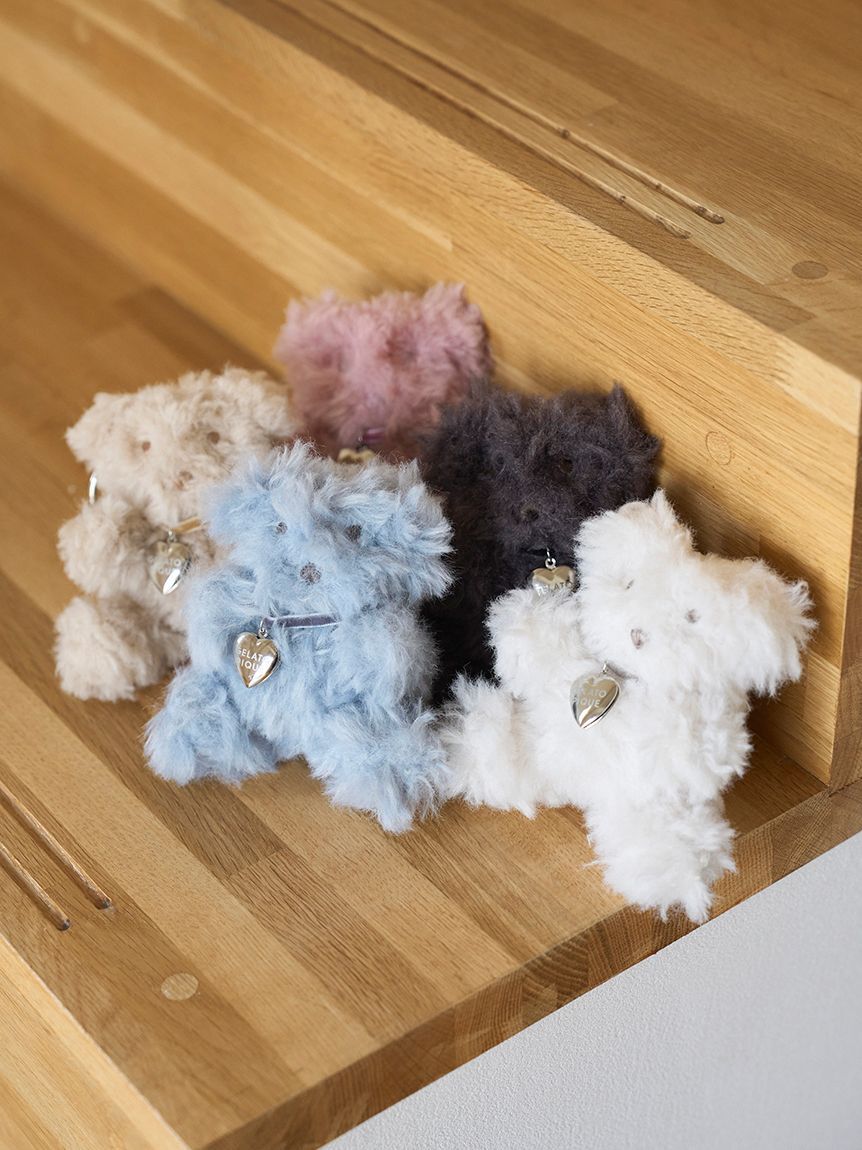 gelato pique「ファーベアチャーム」|キーケース|