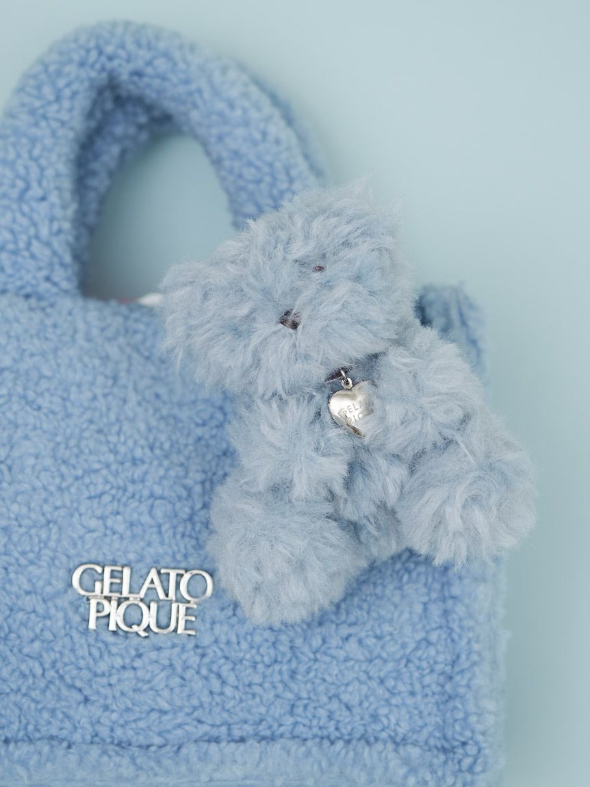 gelato pique「ファーベアチャーム」|キーケース|BLU
