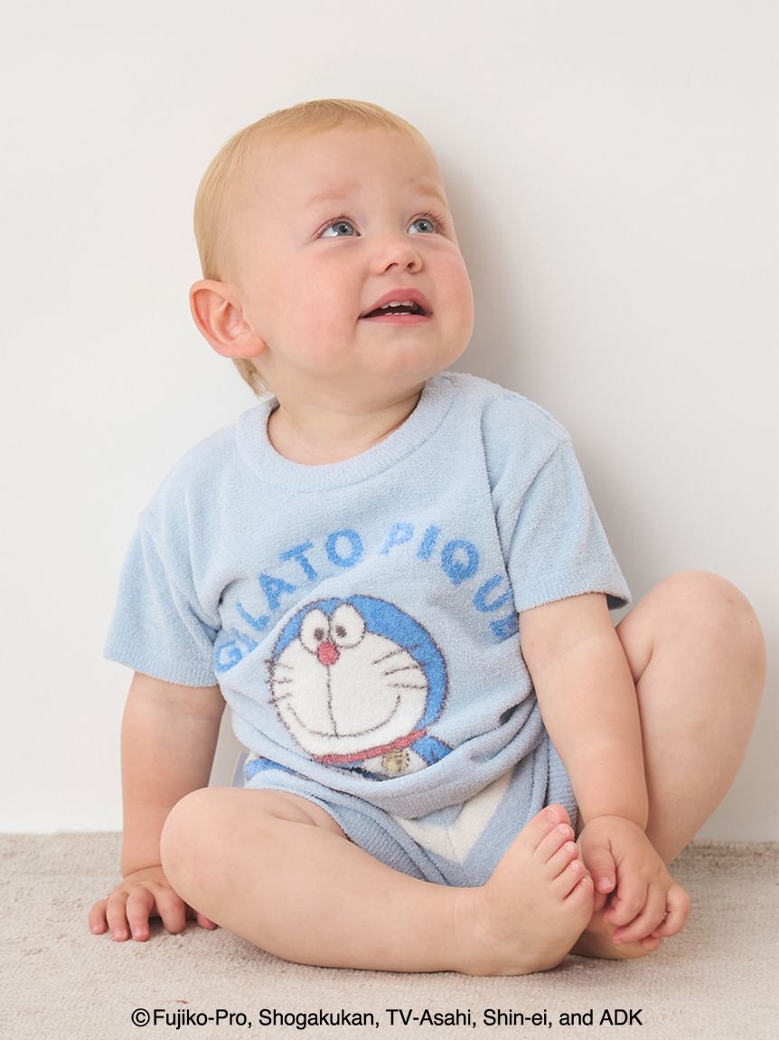 GELATO PIQUE KIDS & BABY「【ドラえもん】【ベビー】ジャガードプルオーバー&ショートパンツセット」|その他ベビーウェア|