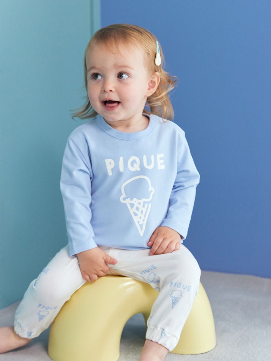 GELATO PIQUE KIDS & BABY「【BABY】ペイントワンポイントロンT」|その他ベビーウェア|