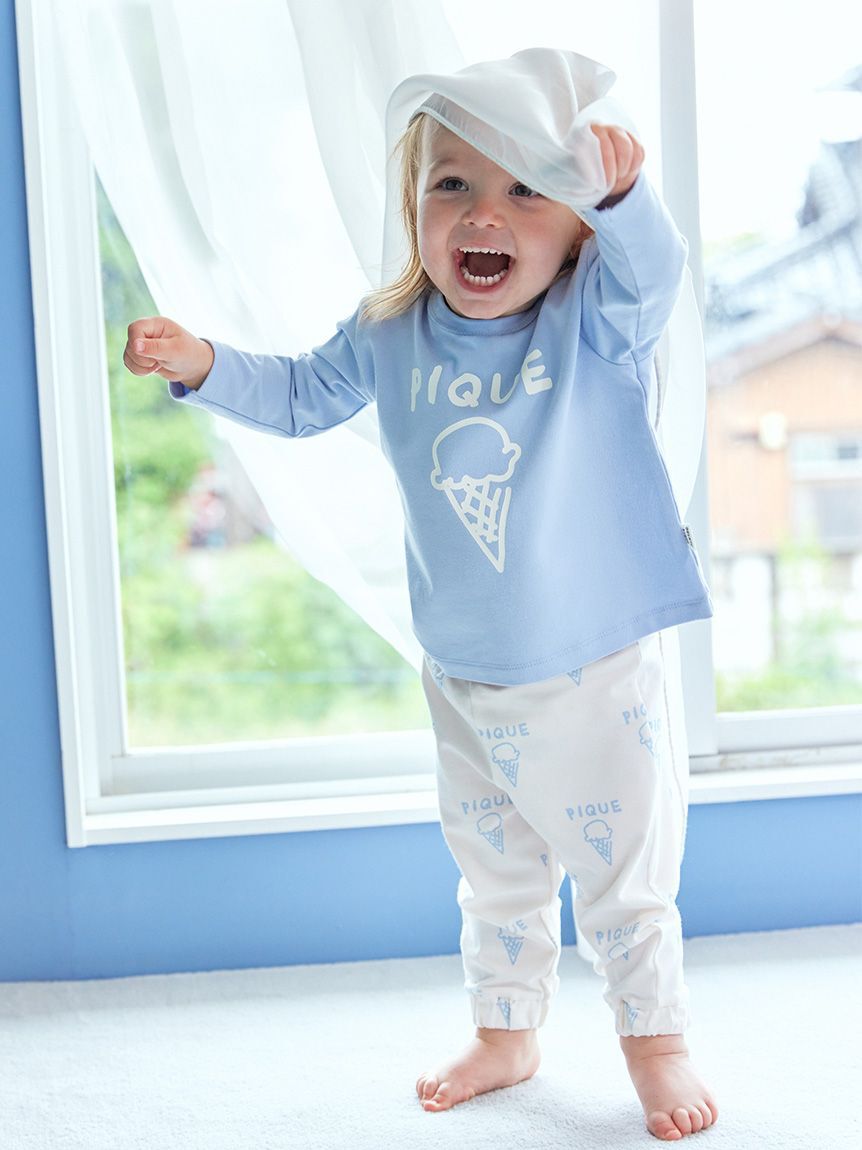 GELATO PIQUE KIDS & BABY「【BABY】ペイントワンポイントロンT」|その他ベビーウェア|
