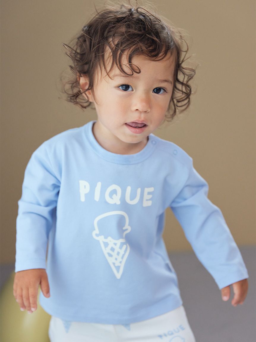 GELATO PIQUE KIDS & BABY「【BABY】ペイントワンポイントロンT」|その他ベビーウェア|