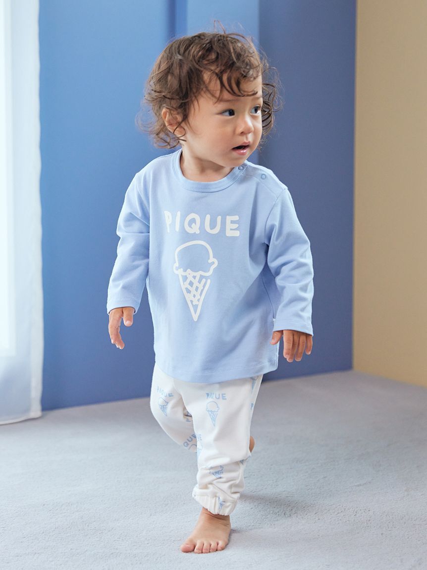 GELATO PIQUE KIDS & BABY「【BABY】ペイントワンポイントロンT」|その他ベビーウェア|