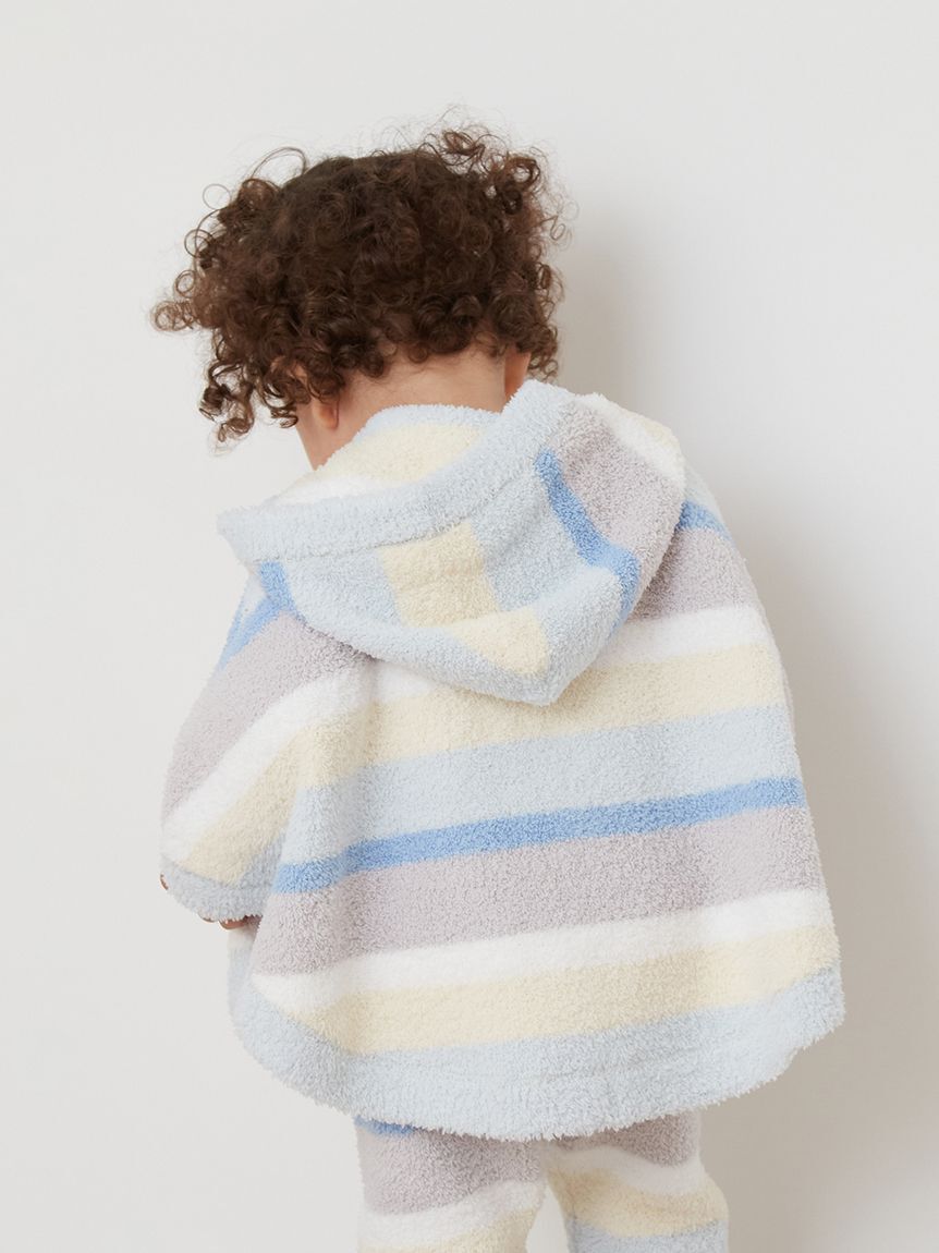 GELATO PIQUE KIDS & BABY「【BABY】ベビモコカラフルボーダーポンチョ」|その他ベビーウェア|