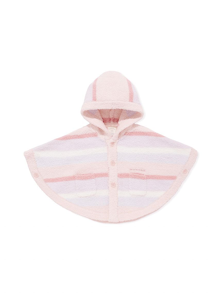 GELATO PIQUE KIDS & BABY「【BABY】ベビモコカラフルボーダーポンチョ」|その他ベビーウェア|