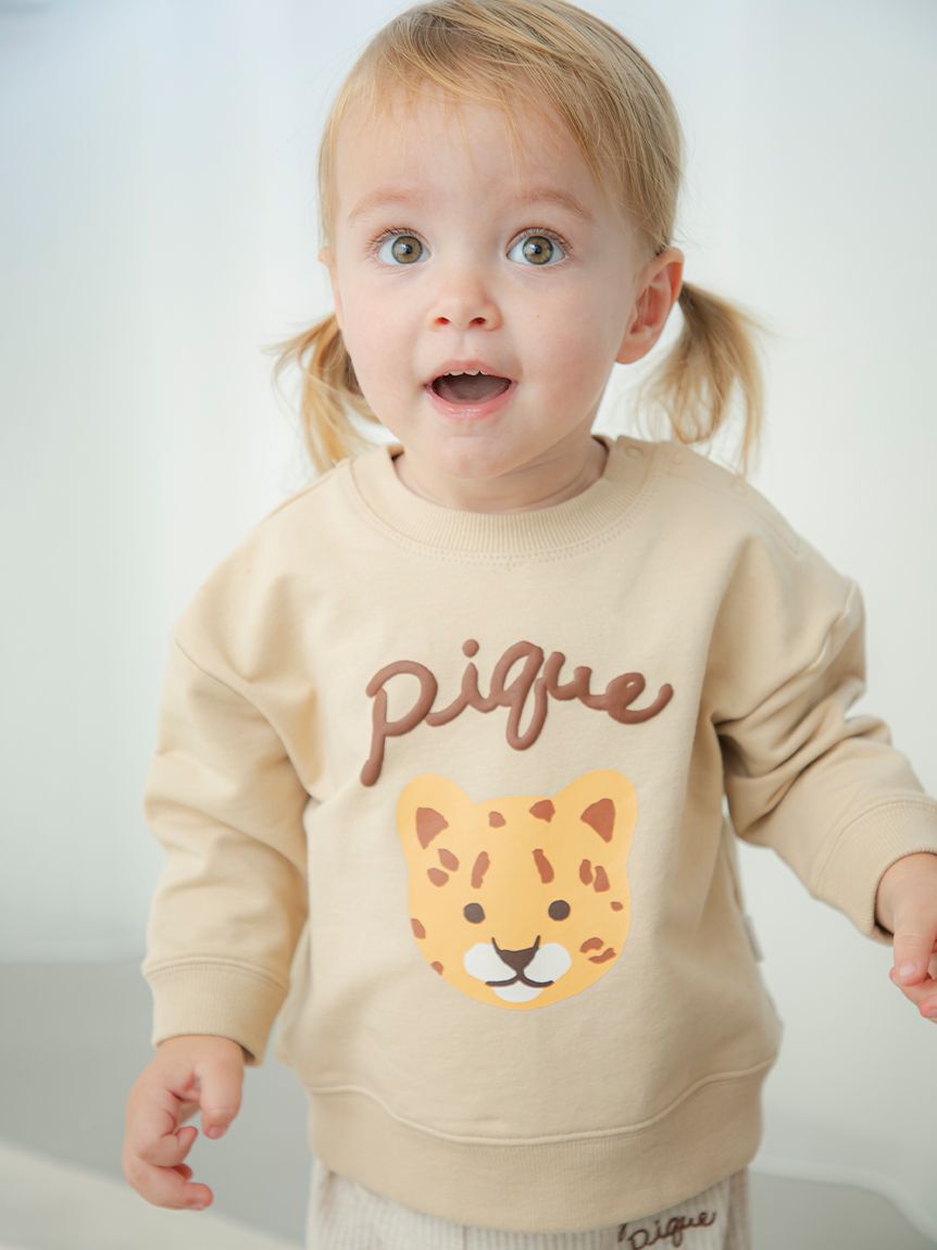 GELATO PIQUE KIDS & BABY「【BABY】裏毛ワンポイントプルオーバー」|その他ベビーウェア|BEG