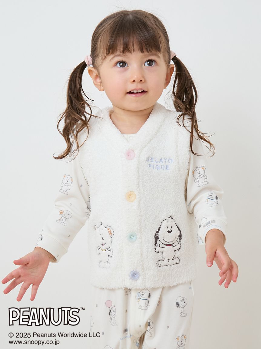 GELATO PIQUE KIDS & BABY「【PEANUTS PUPPIES】【BABY】ベビモコベスト」|その他ベビーウェア|CRM