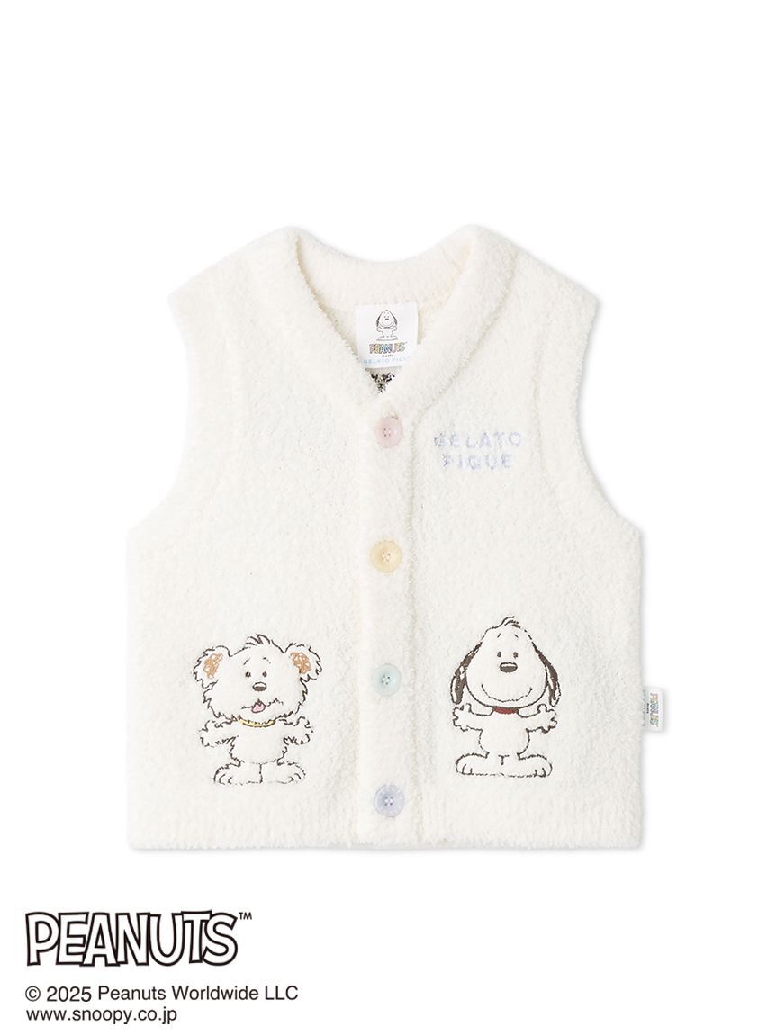 GELATO PIQUE KIDS & BABY「【PEANUTS PUPPIES】【BABY】ベビモコベスト」|その他ベビーウェア|