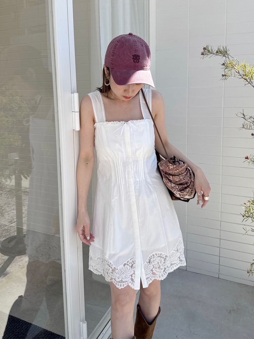 SNIDEL「【SNIDEL|NEW ERA(R)】コラボエンブレムキャップ」|キャップ・キャスケット|