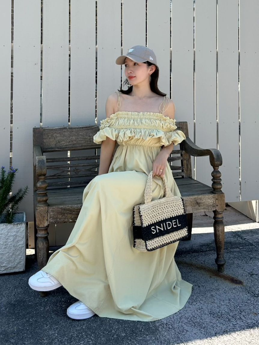 SNIDEL「【SNIDEL|NEW ERA(R)】コラボエンブレムキャップ」|キャップ・キャスケット|