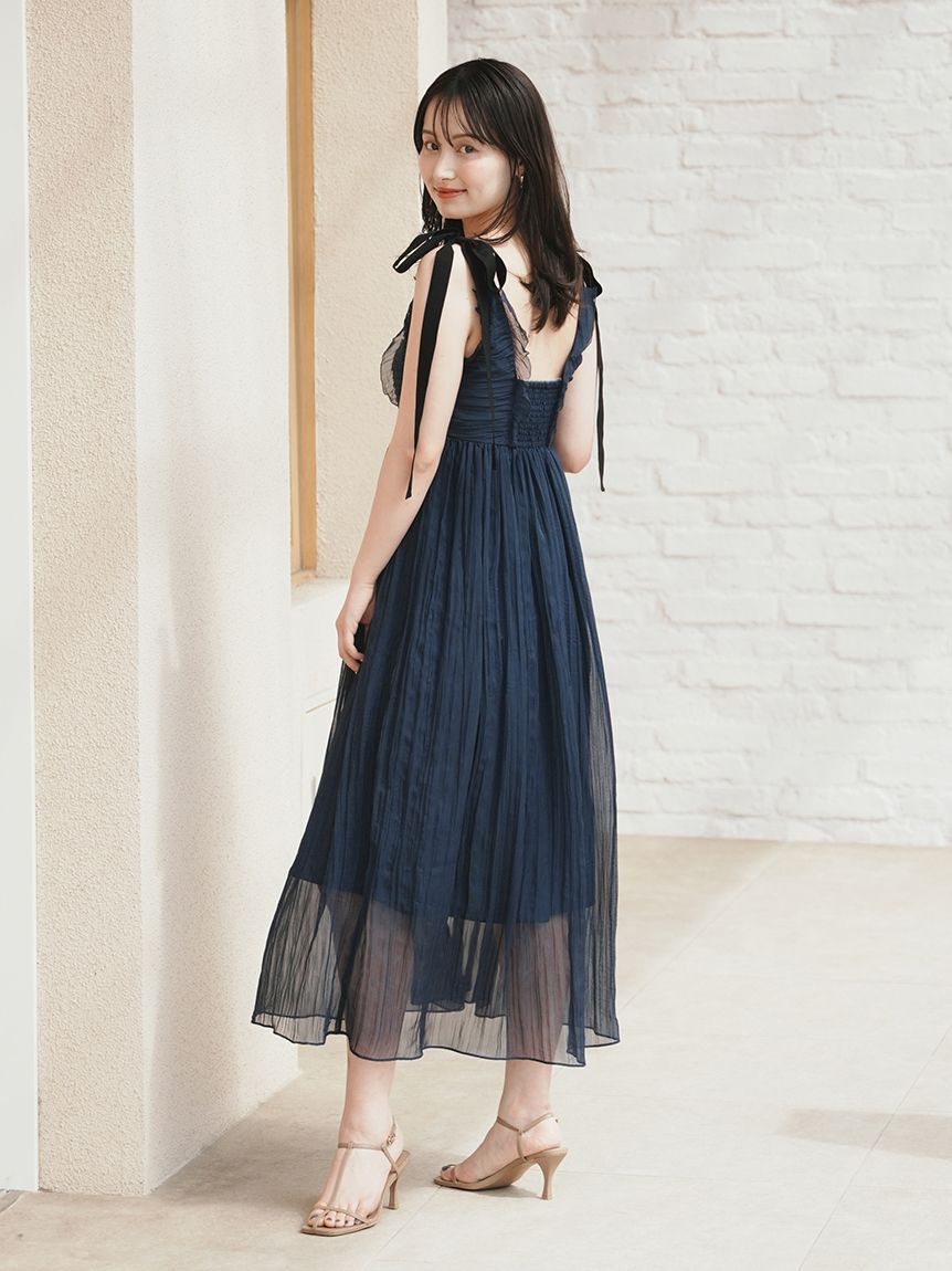 SNIDEL「シアーシフォンワッシャーワンピース」|ワンピース|