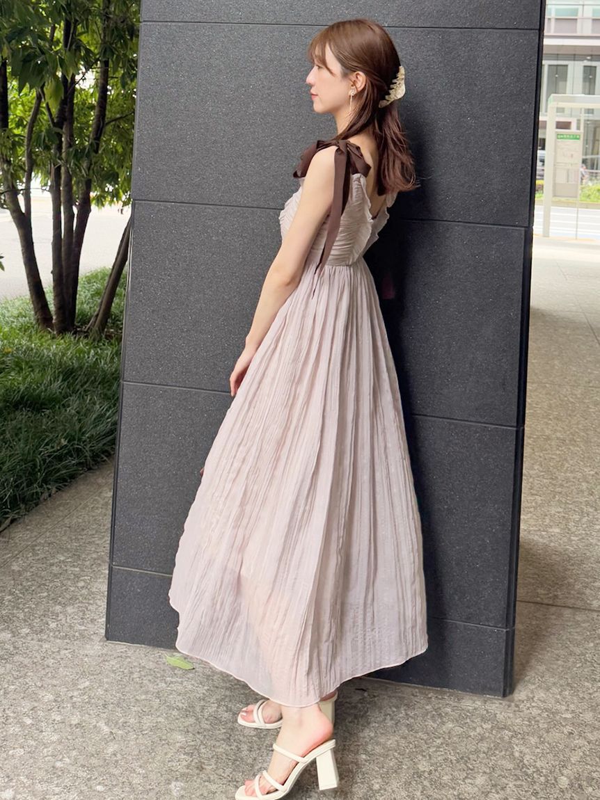 SNIDEL「シアーシフォンワッシャーワンピース」|ワンピース|