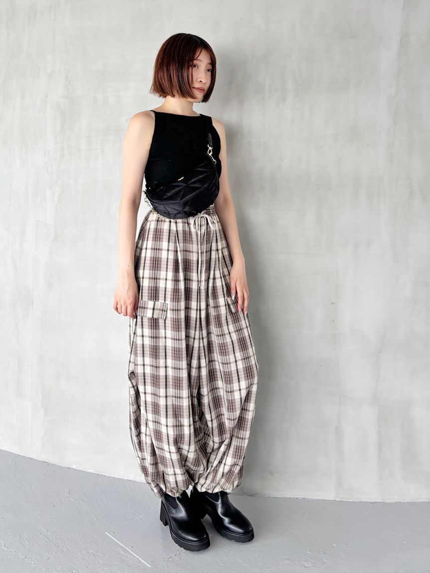 SNIDEL「カップインキャミニットプルオーバー」|ニット・セーター|