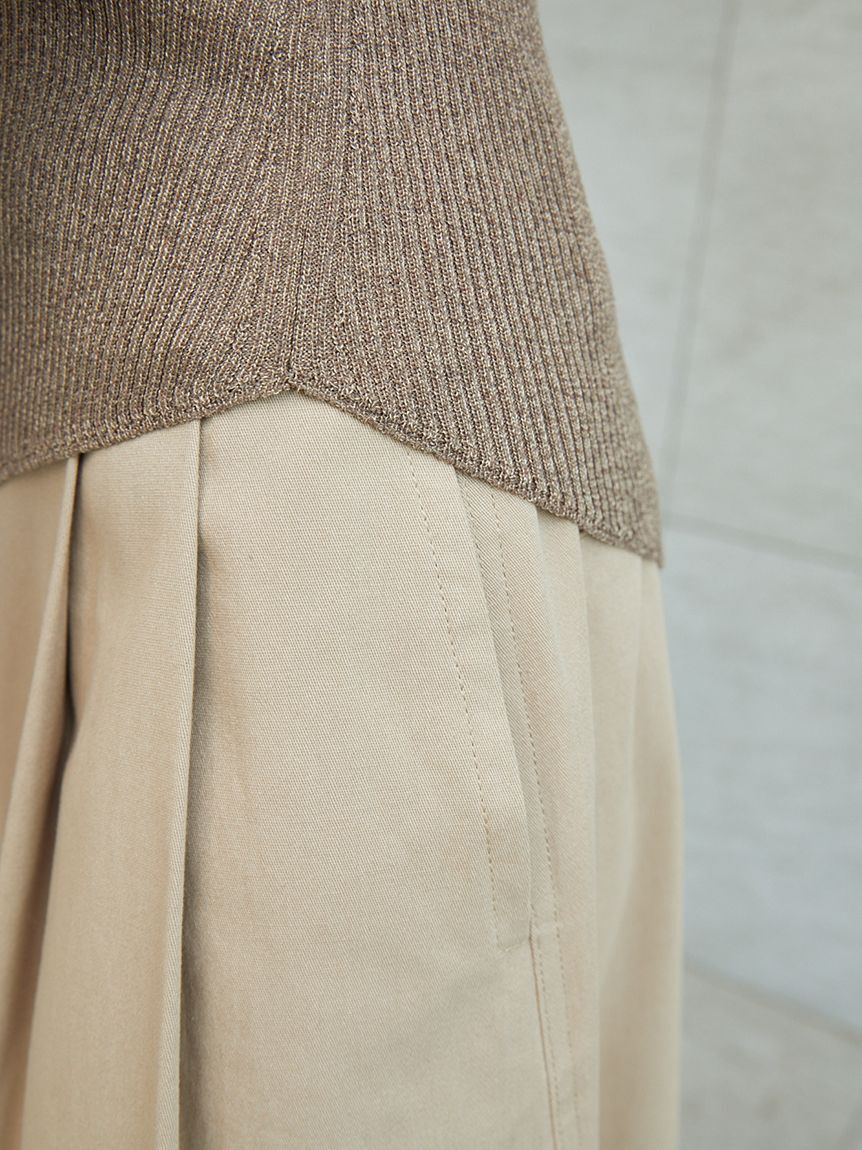 SNIDEL「カップインキャミニットプルオーバー」|ニット・セーター|