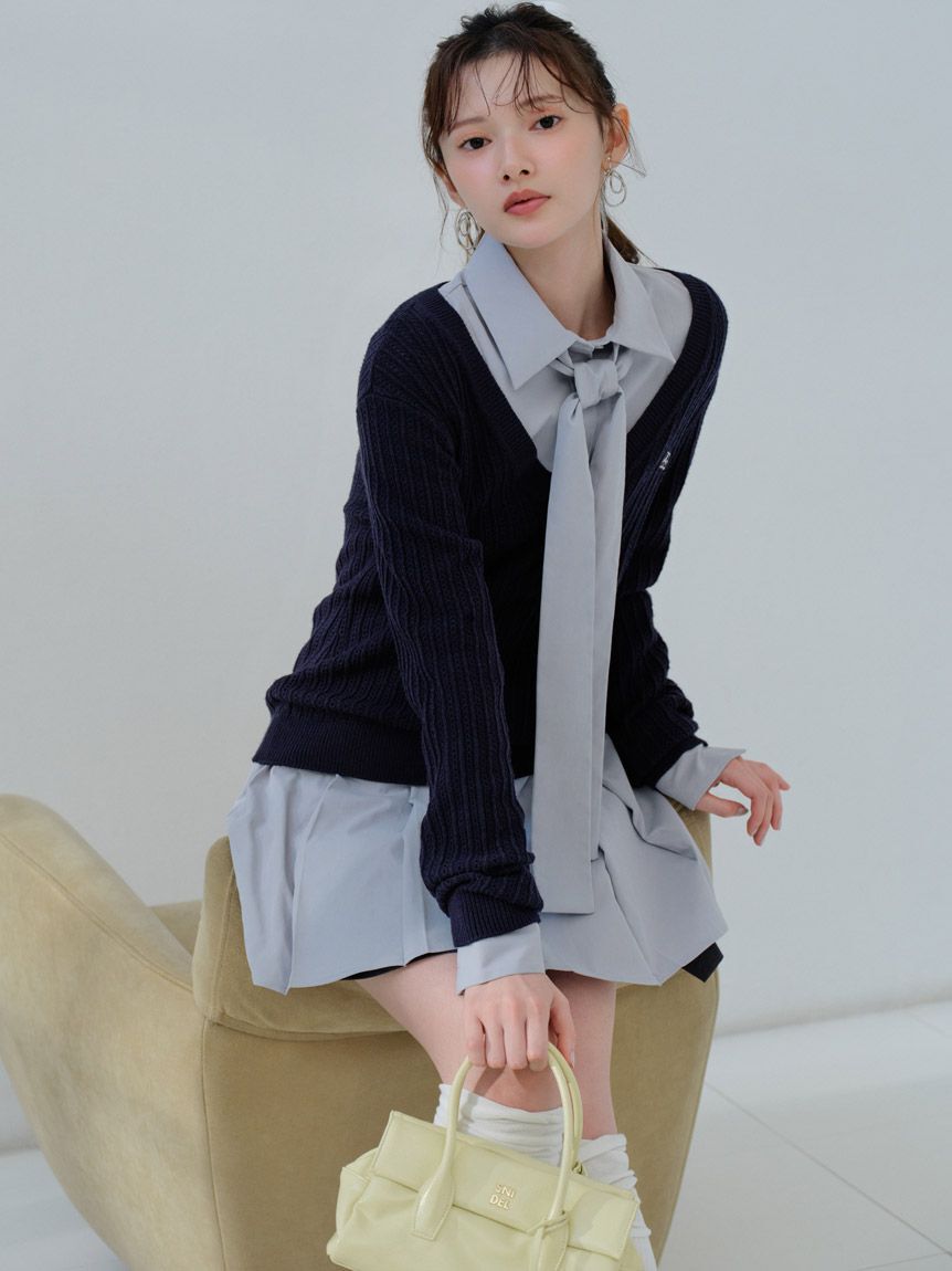 SNIDEL「シャツコンビチュニック」|チュニック|