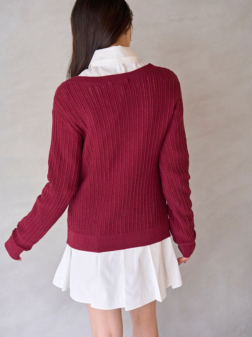 SNIDEL「シャツコンビチュニック」|チュニック|