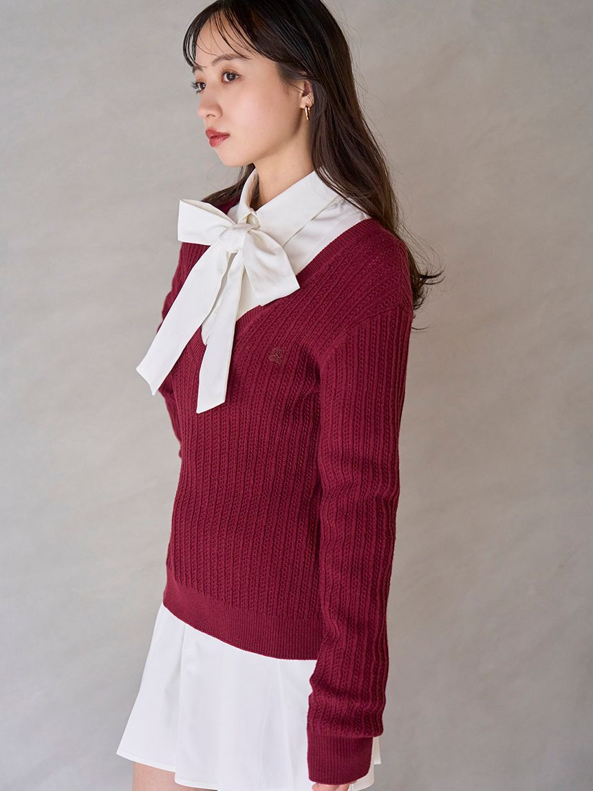 SNIDEL「シャツコンビチュニック」|チュニック|