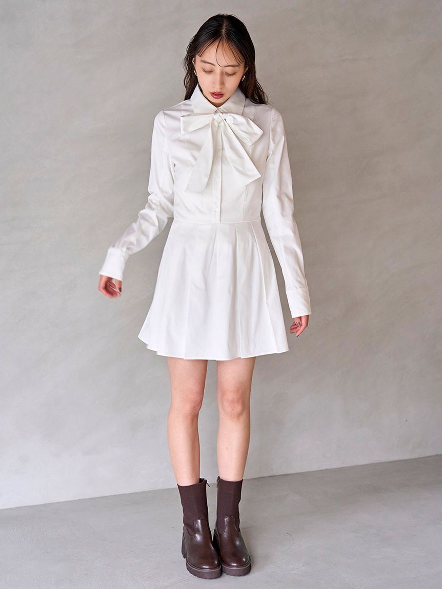 SNIDEL「シャツコンビチュニック」|チュニック|