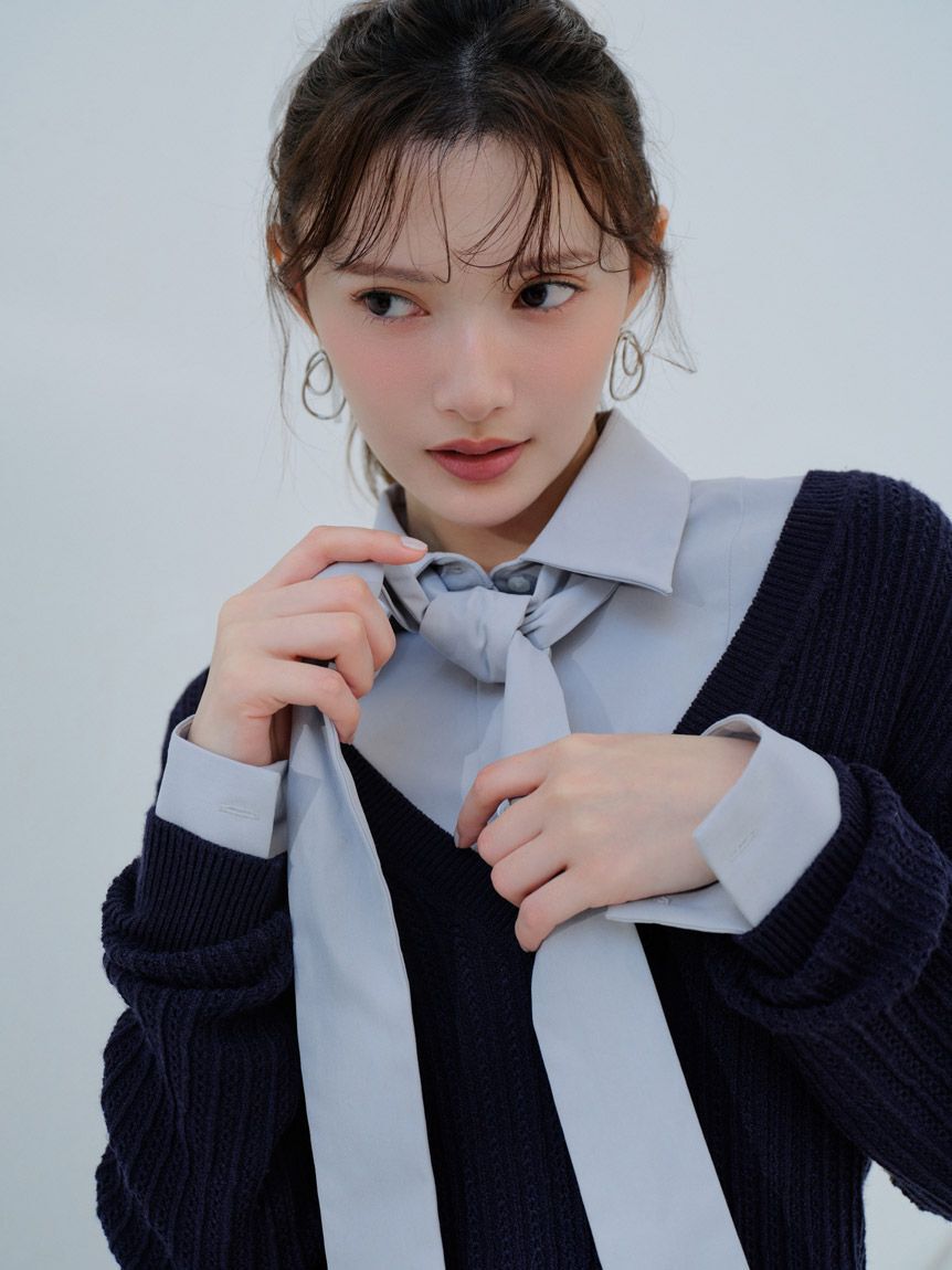 SNIDEL「シャツコンビチュニック」|チュニック|