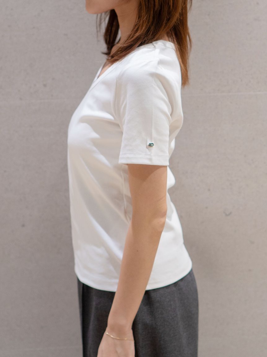 SNIDEL「UネックTシャツ」|Tシャツ・カットソー|