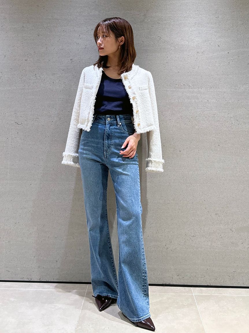 SNIDEL「UネックTシャツ」|Tシャツ・カットソー|