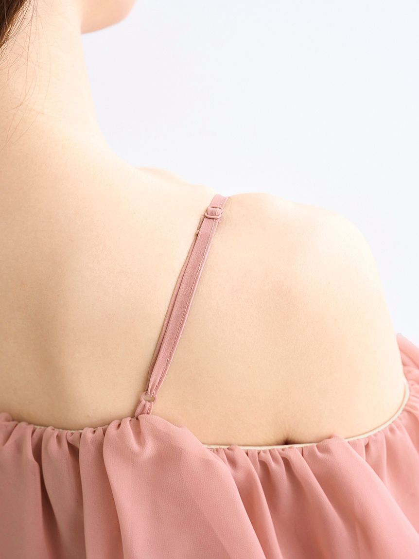 SNIDEL「オフショルフリルワンピース」|ワンピース|