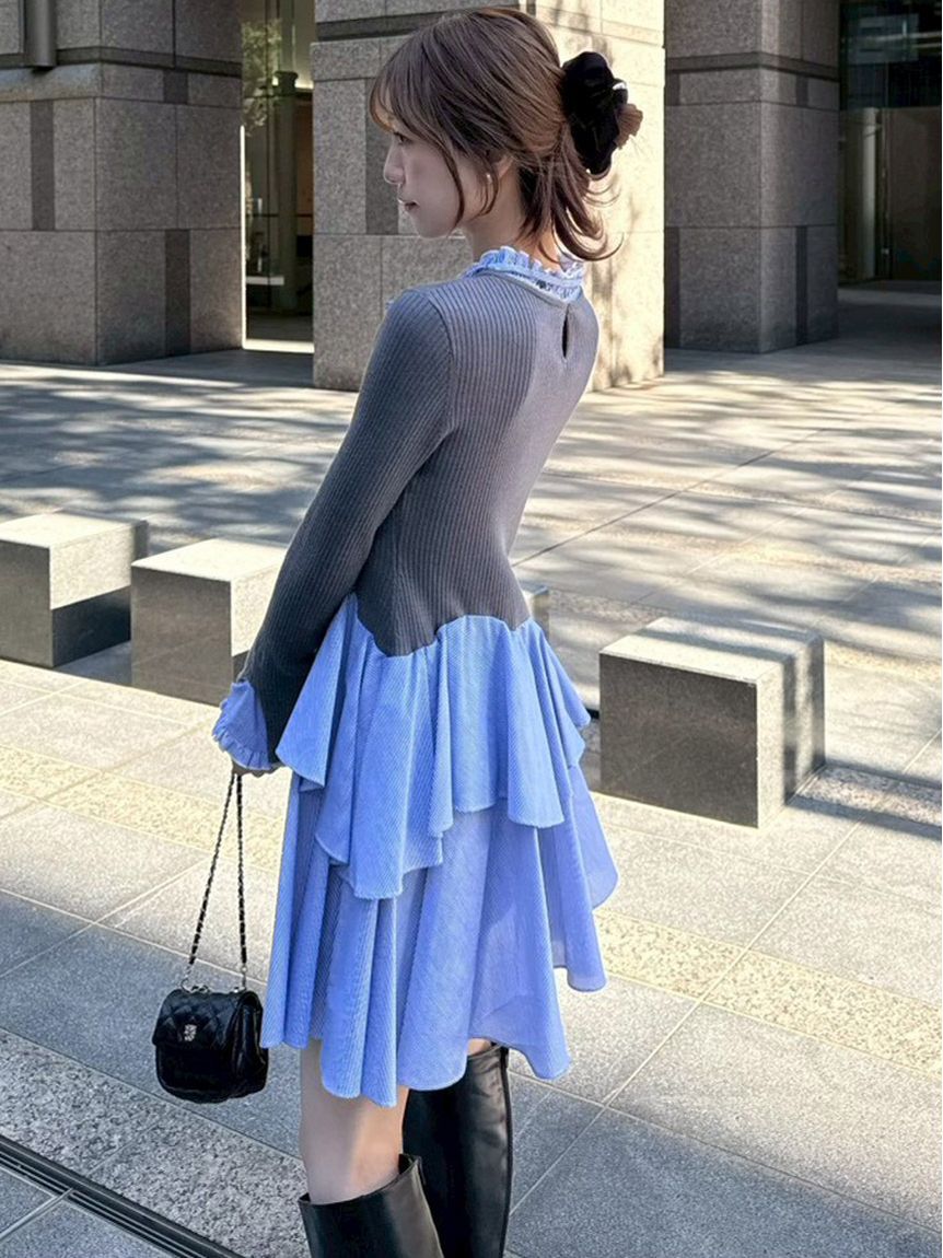 SNIDEL「Sustainableドッキングミニニットワンピース」|ワンピース|